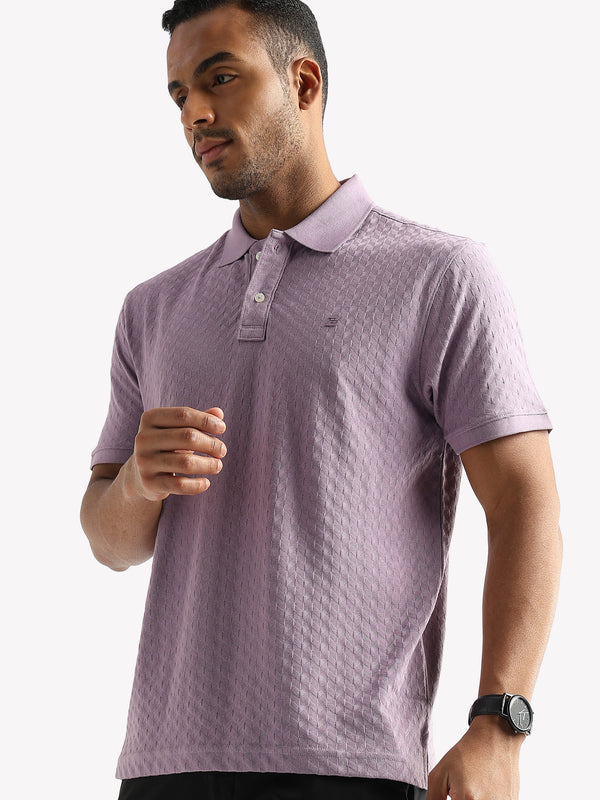 Rhapsody Lavender Arrowhead Knit Jacquard