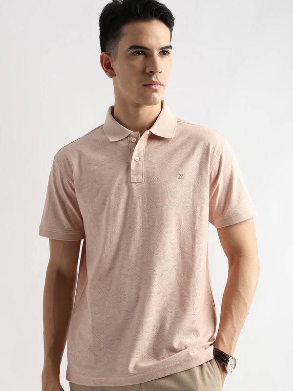 Morganite Stem Pattern Knit Jacquard