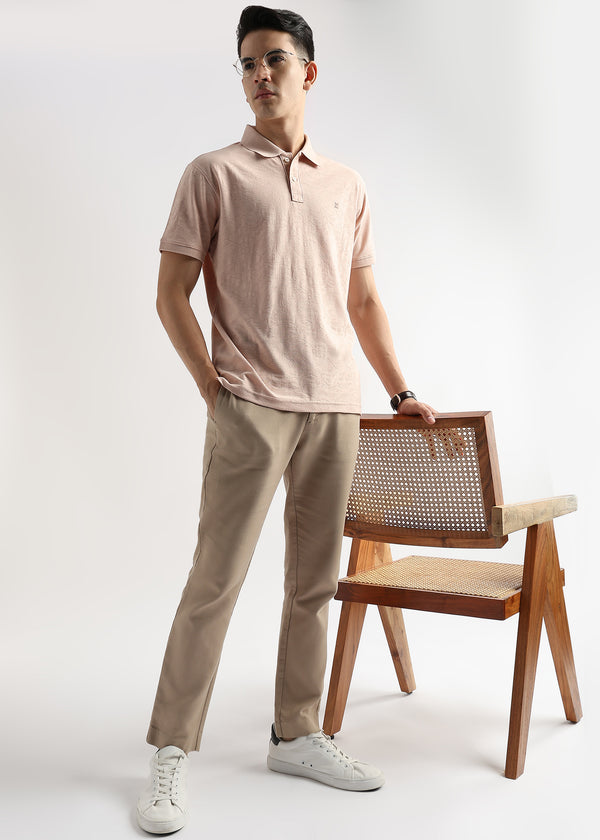 Morganite Stem Pattern Knit Jacquard