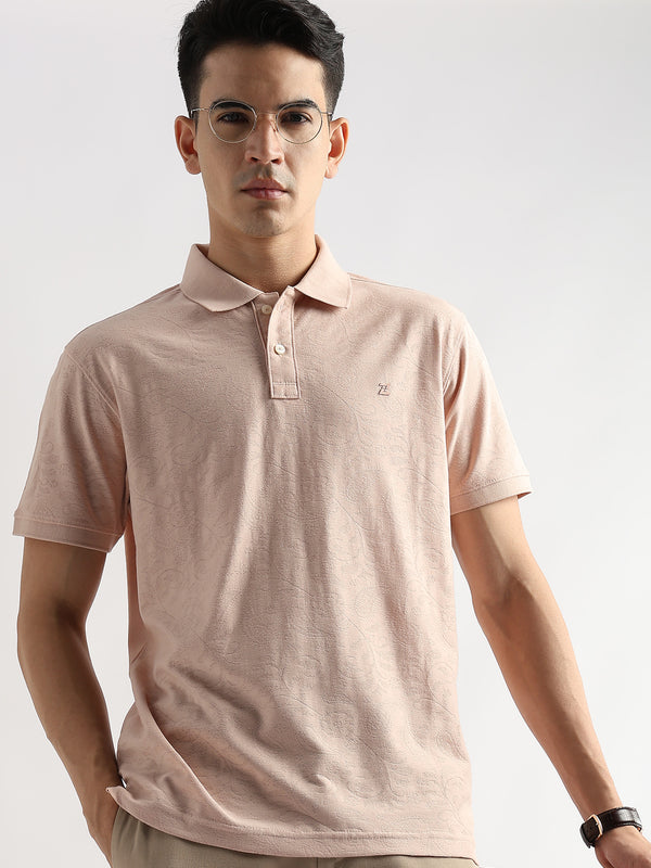 Morganite Stem Pattern Knit Jacquard