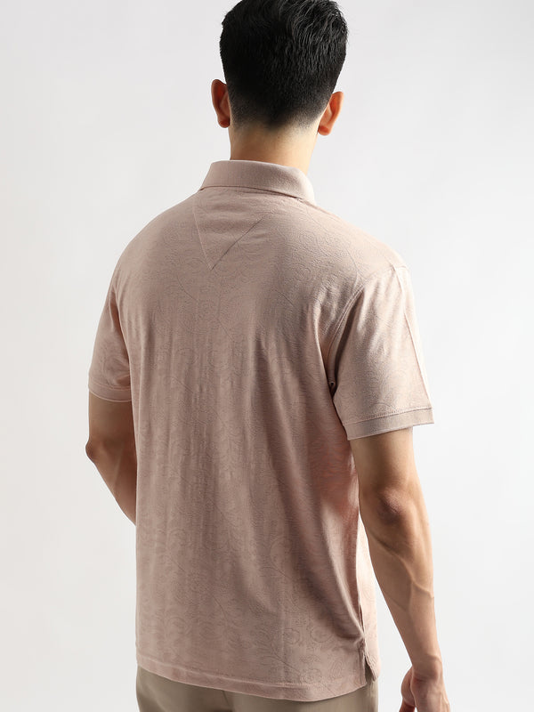 Morganite Stem Pattern Knit Jacquard