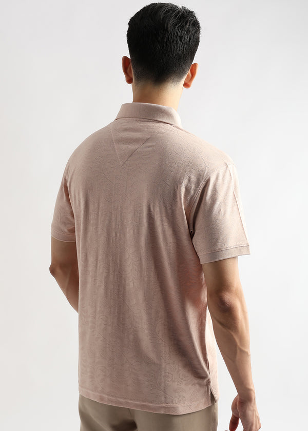 Morganite Stem Pattern Knit Jacquard