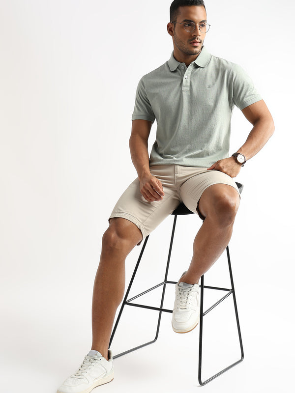 Green Tint Floral Knit Jacquard