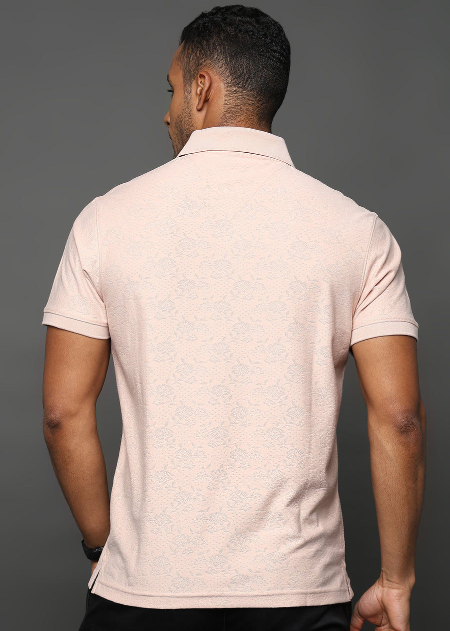 Morganite Floral Knit Jacquard