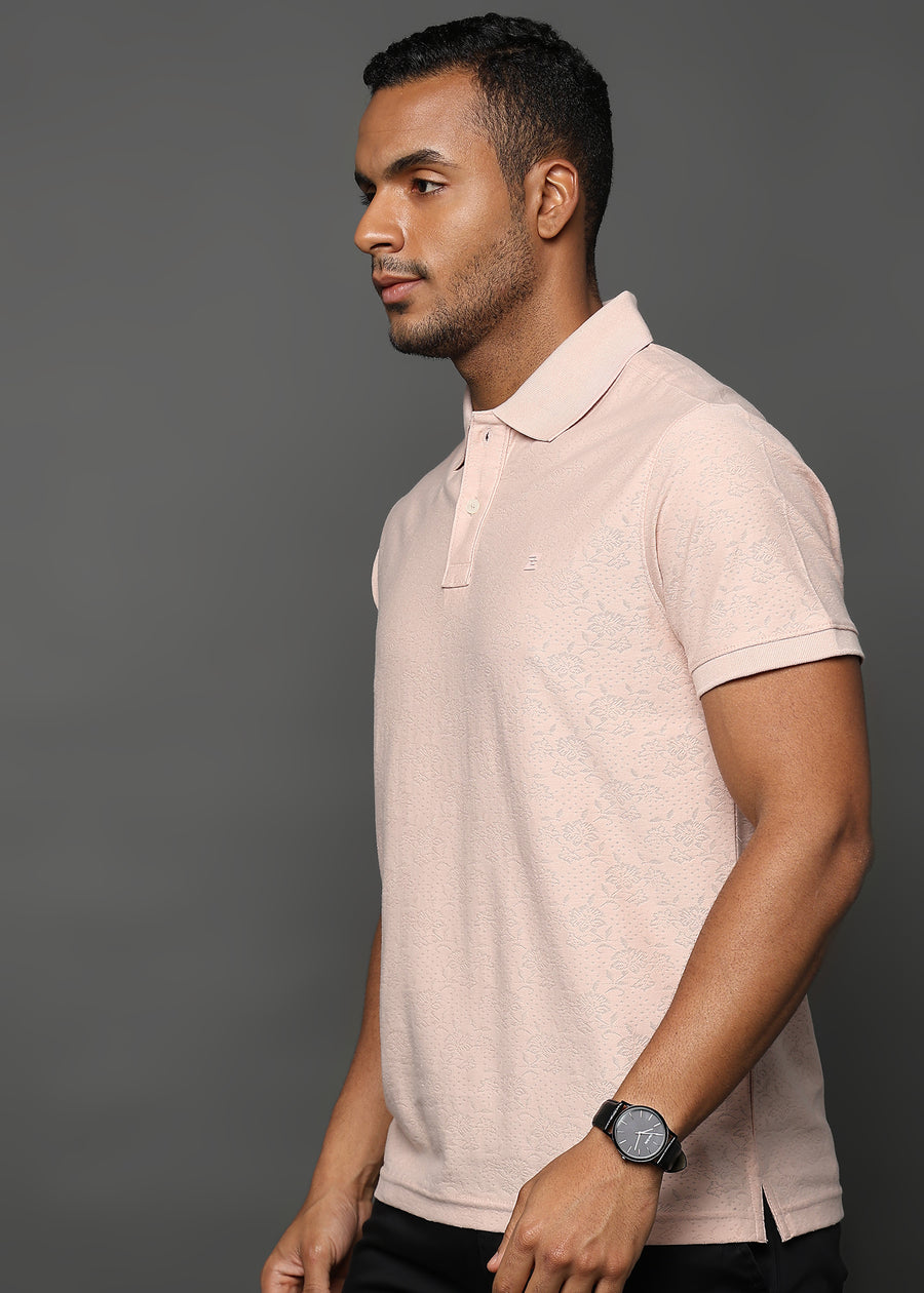 Morganite Floral Knit Jacquard