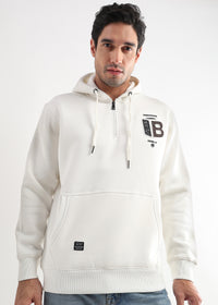Plan B Star White Zip-Top Hoodie