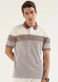 Wine Metro Weave Classic Polo T-Shirt