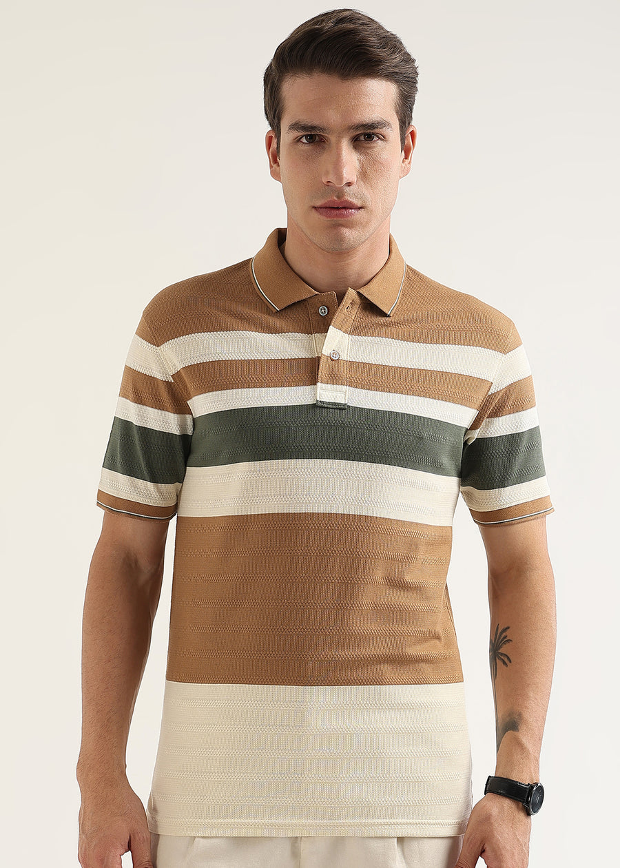 Cedar Vale Knit Polo T-Shirt