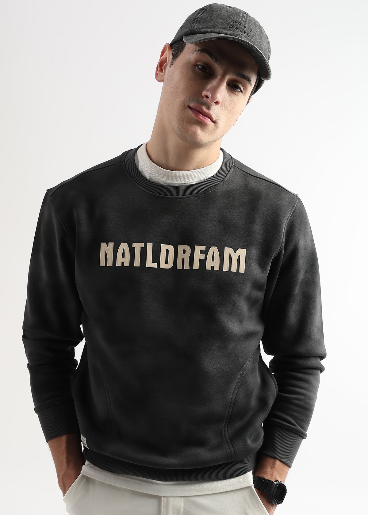 Hazed Print Dark Shadow Sweatshirt