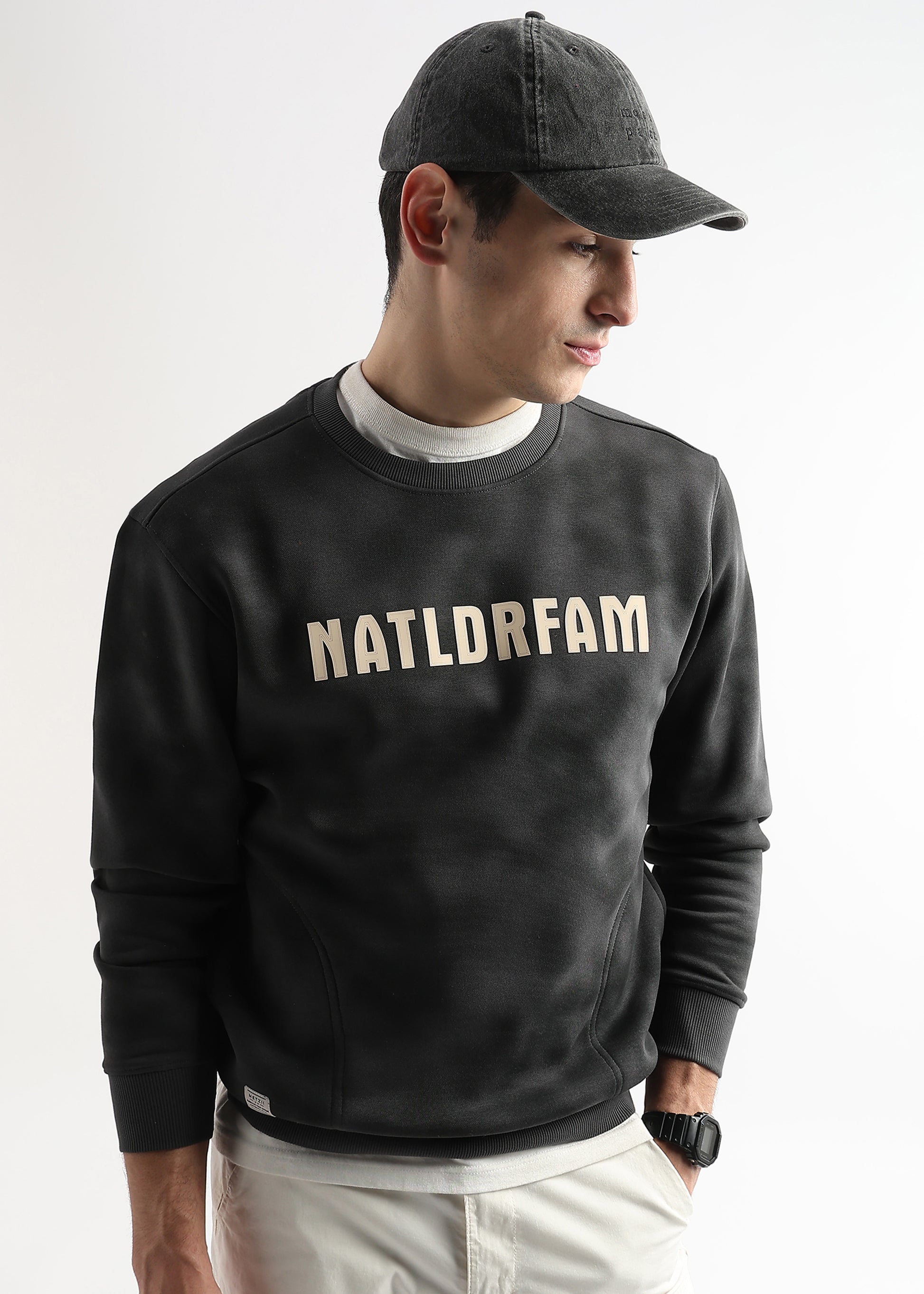 Hazed Print Dark Shadow Sweatshirt