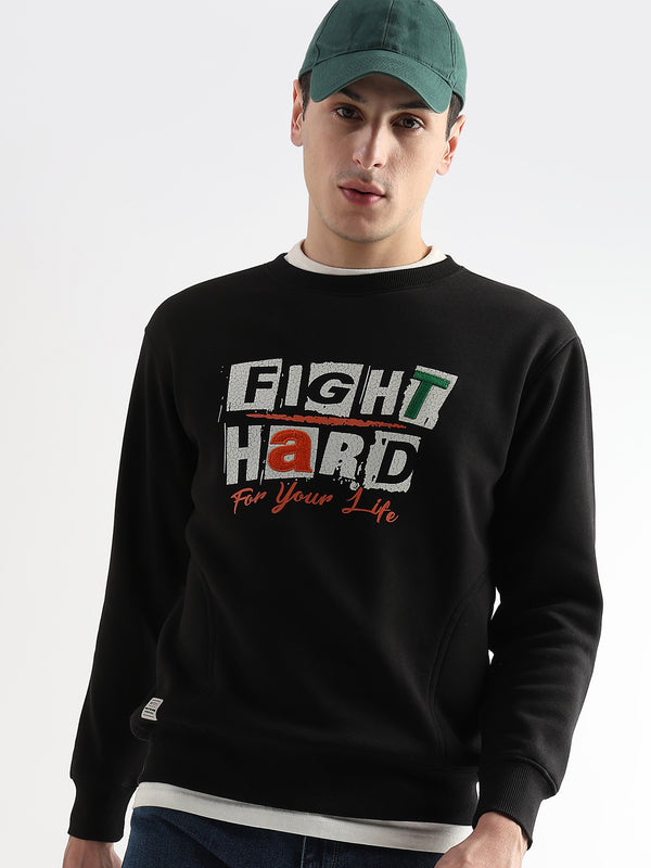 Fight Hard Caviar Black Sweatshirt