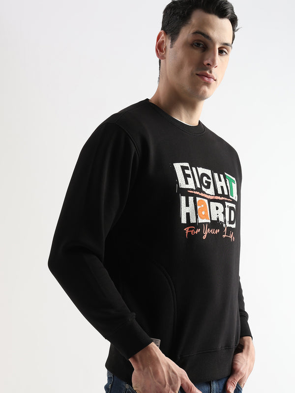 Fight Hard Caviar Black Sweatshirt