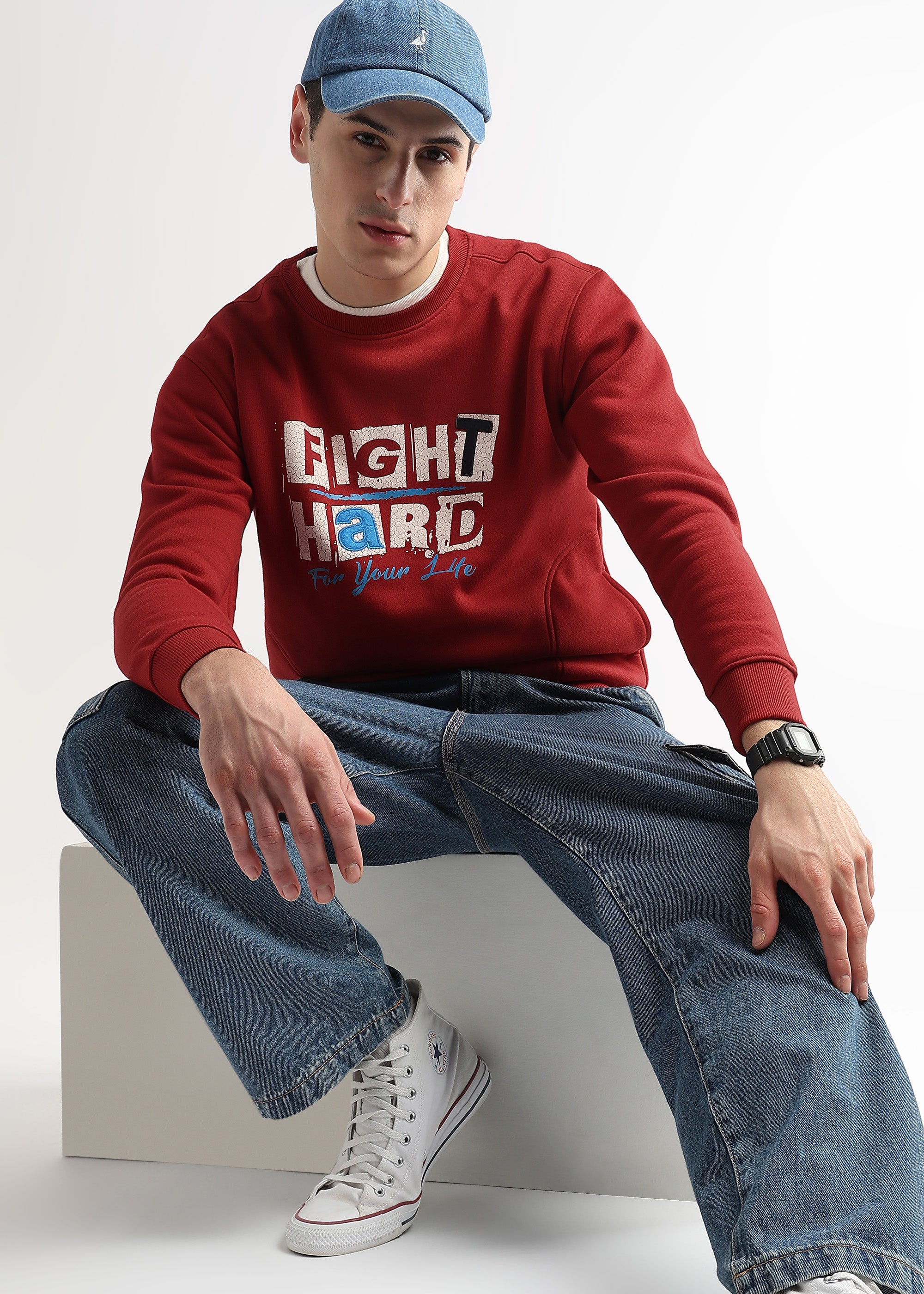 Fight Hard Barbados Cherry Sweatshirt