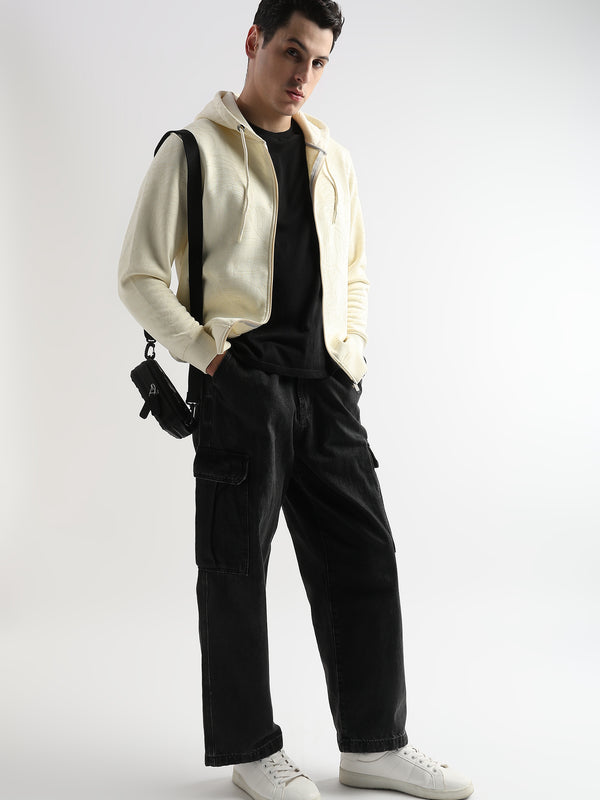 Self Printed White Asparagus Hoodie