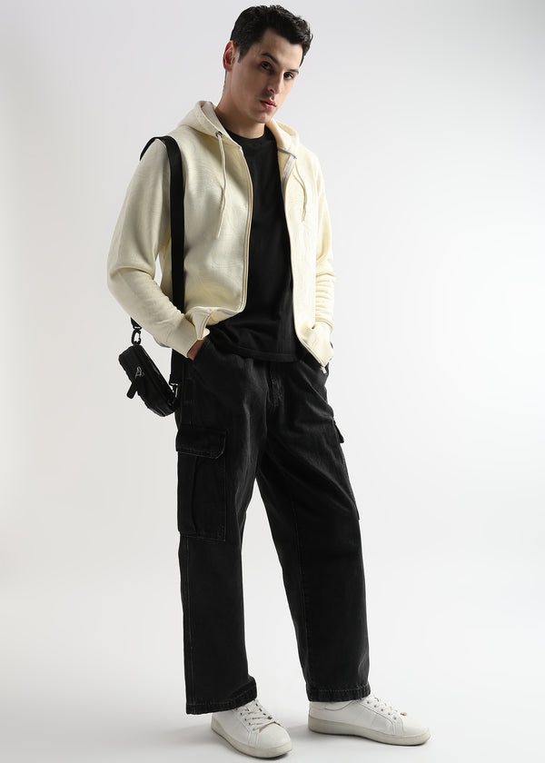 Self Printed White Asparagus Hoodie