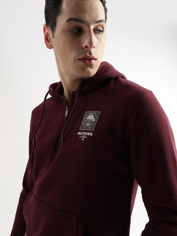 Nothing to fear Tawny Port zip-top hoodie