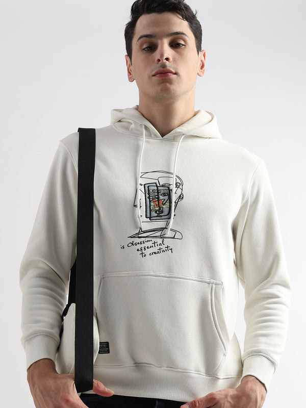 Obsession Star White hoodie