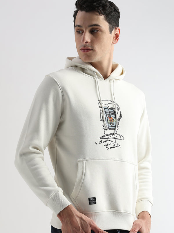 Obsession Star White hoodie