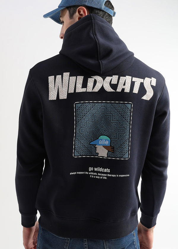 Wildcats Sky Captain Navy Cotton hoodie