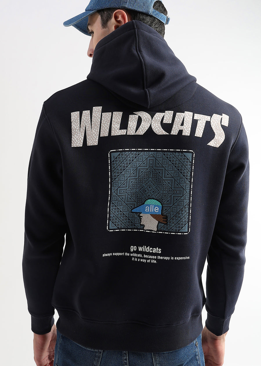 Wildcats Sky Captain Navy Cotton hoodie