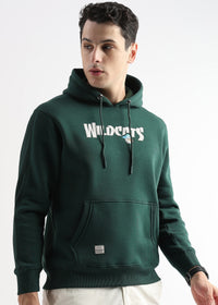 Wildcats Rain Forest Green Cotton hoodie