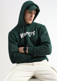 Wildcats Rain Forest Green Cotton hoodie
