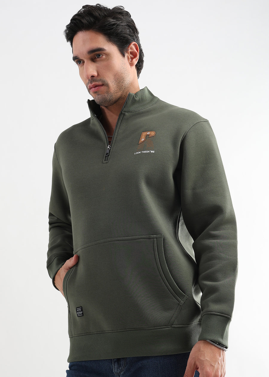 Mars Fern Oasis Zip-Top Sweatshirt