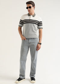 Olive Metro Weave Classic Polo T-Shirt