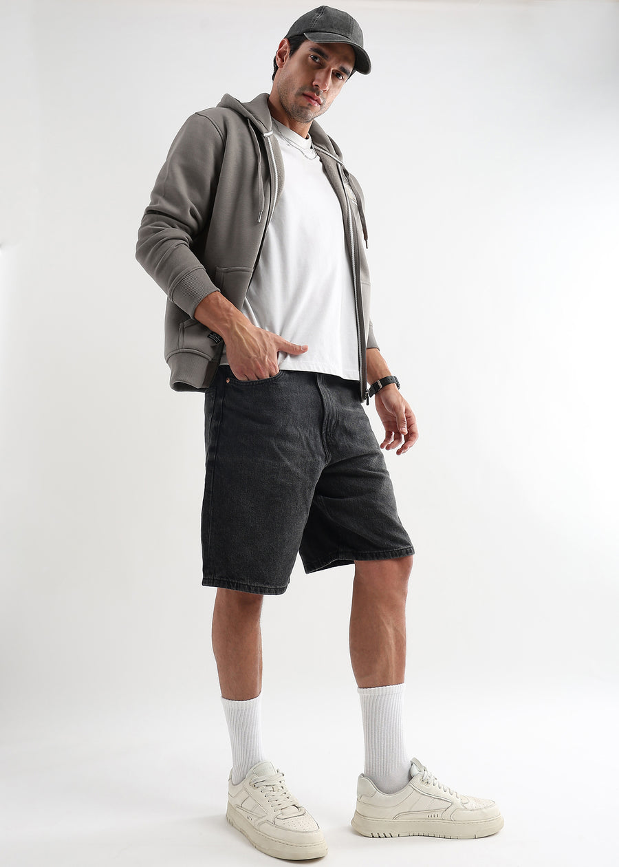 We’re Fucked! Mushroom Gray Cotton Hoodie