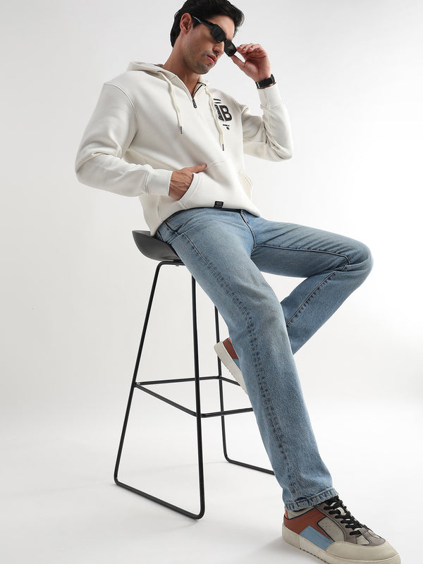 Plan B Star White Zip-Top Hoodie