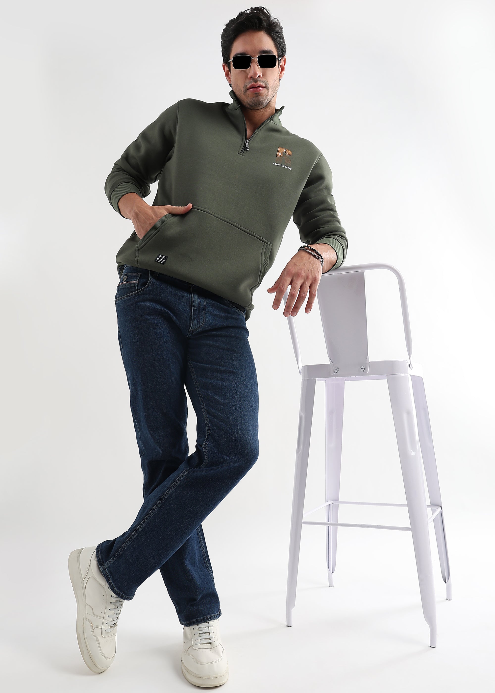 Mars Fern Oasis Zip-Top Sweatshirt