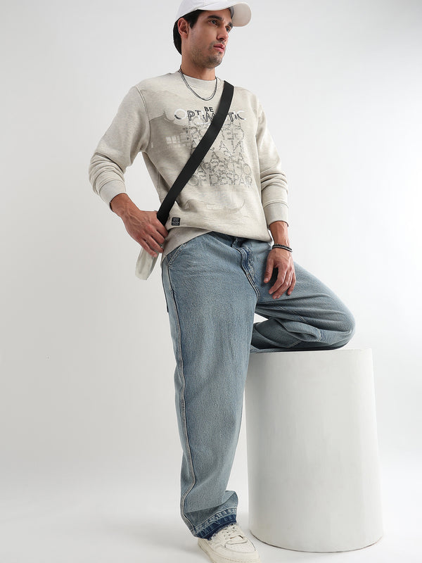 Be Optimistic Doeskin Sweatshirt