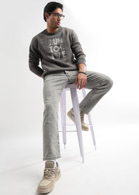 Run to live Cloudburst Gray Sweatshirt