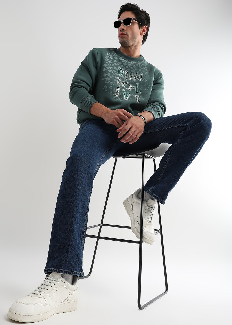 Run to live Kelly Green Sweatshirt