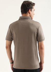 Fossil Stone Mercerised Cotton Polo T-Shirt