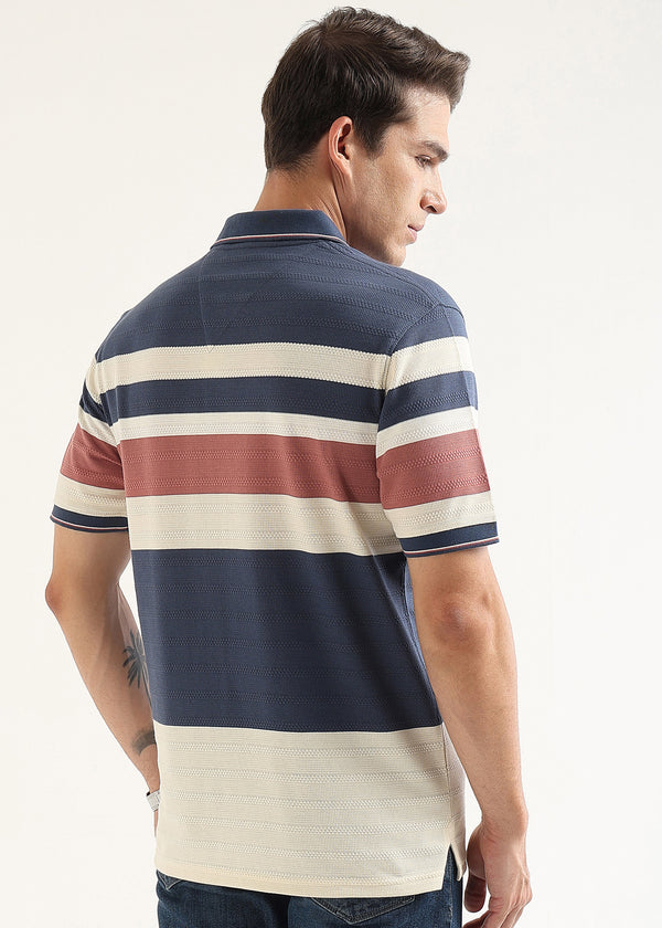 Monaco Rose Knit Polo T-Shirt