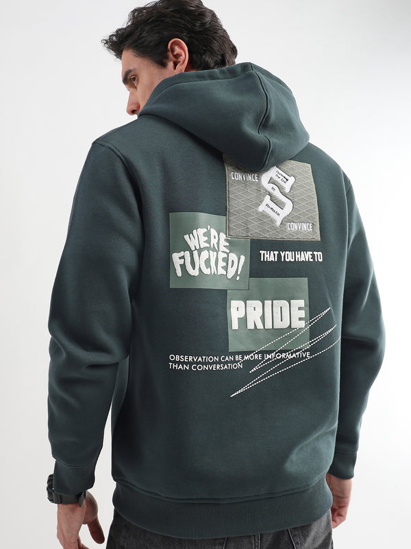 We’re Fucked! Dark Cyan Cotton Hoodie