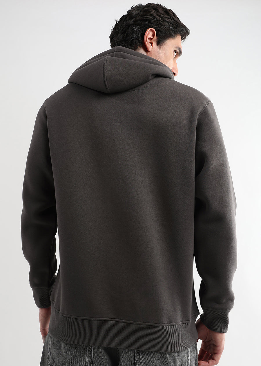 Embrace Gargoyle Gray Zip-Top Cotton Hoodie