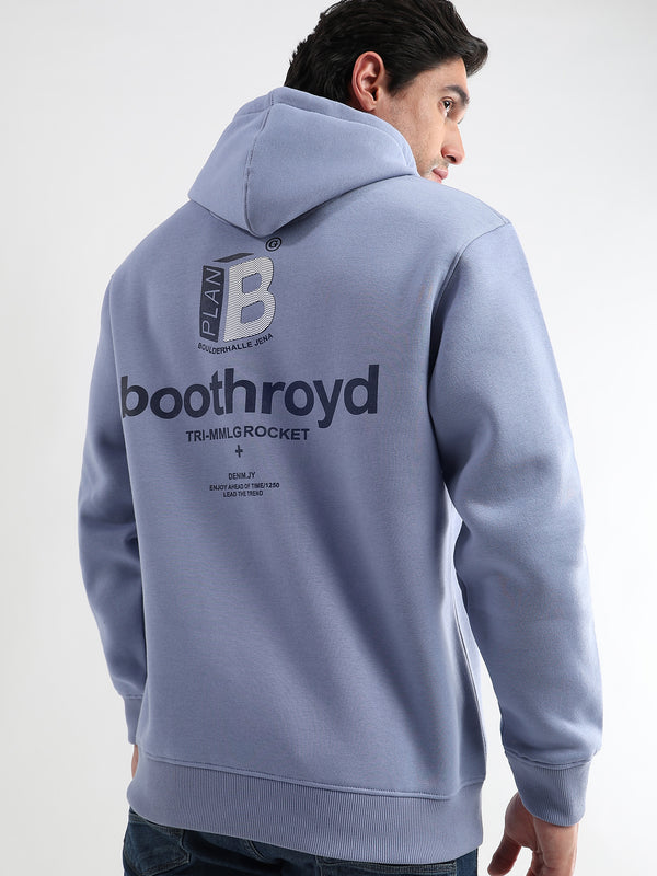 Plan B Quilt Blue Zip-Top Hoodie