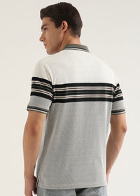 Olive Metro Weave Classic Polo T-Shirt