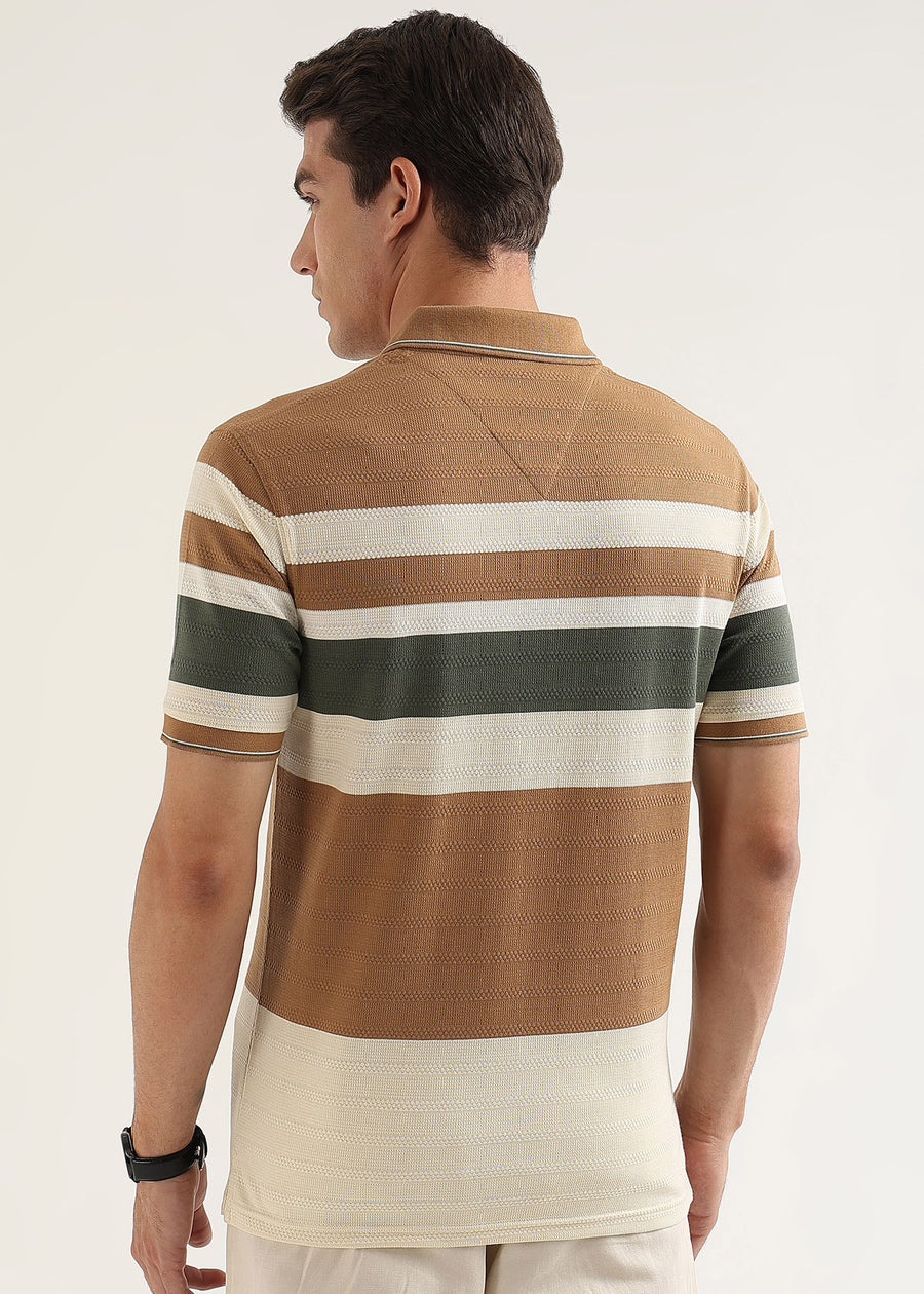 Cedar Vale Knit Polo T-Shirt