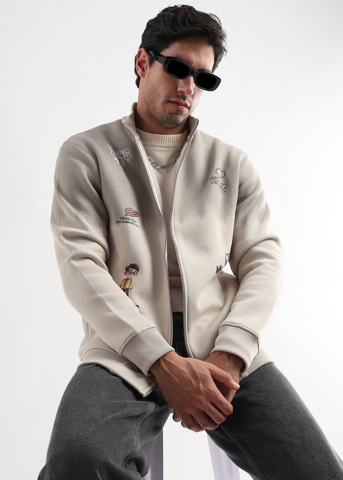 Awesome Printed Doeskin Zipper