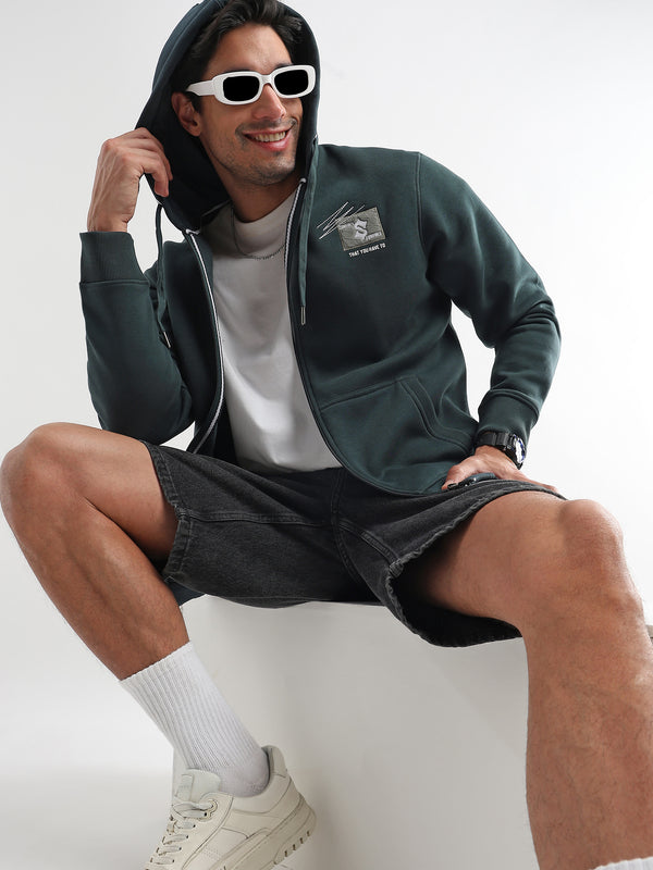 We’re Fucked! Dark Cyan Cotton Hoodie