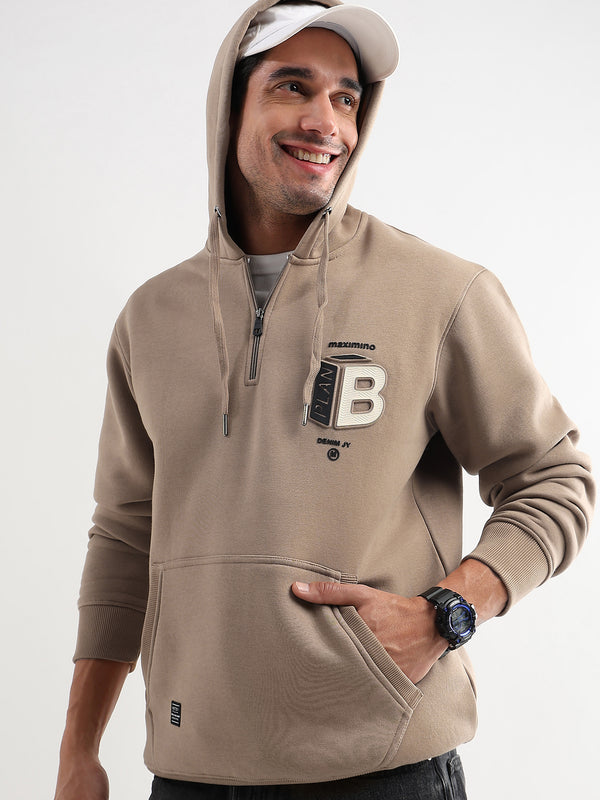 Plan B Biscuit Brown Zip-Top Hoodie