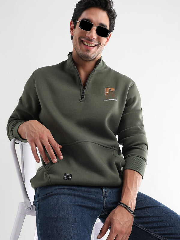 Mars Fern Oasis Zip-Top Sweatshirt