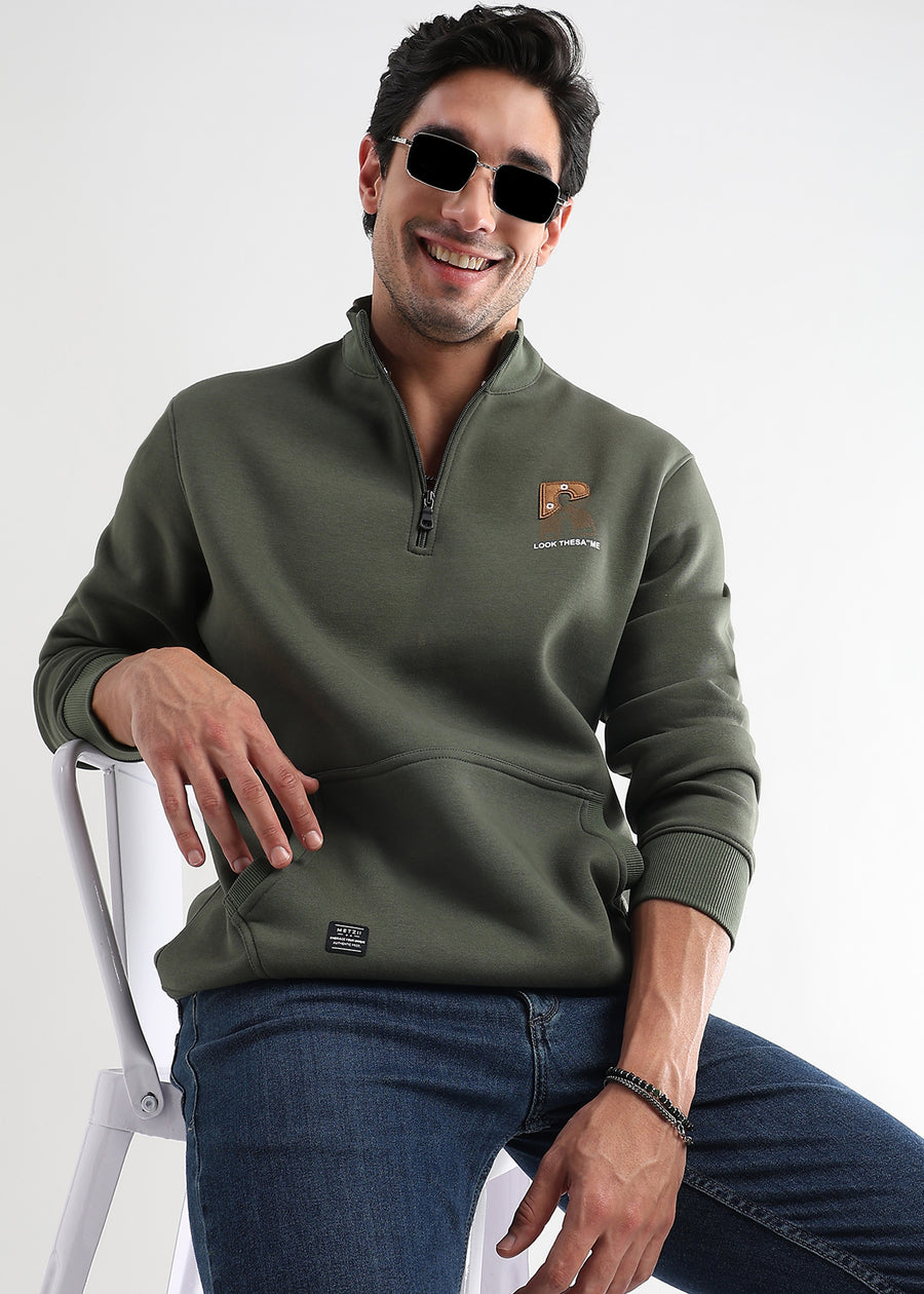 Mars Fern Oasis Zip-Top Sweatshirt