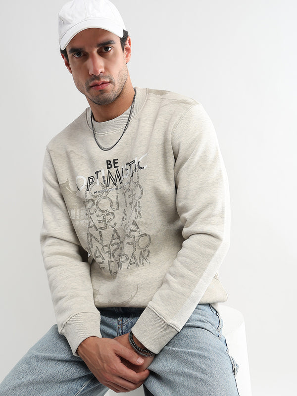 Be Optimistic Doeskin Sweatshirt