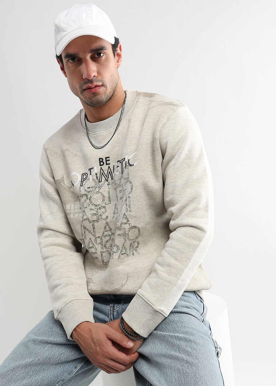 Be Optimistic Doeskin Sweatshirt