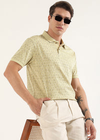 Muted Sage Sorrento Mercerised Polo T-Shirt