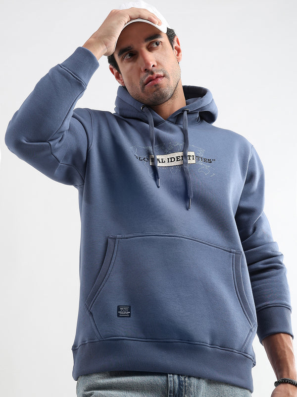 Global Identities Print Med Blue Hoodie